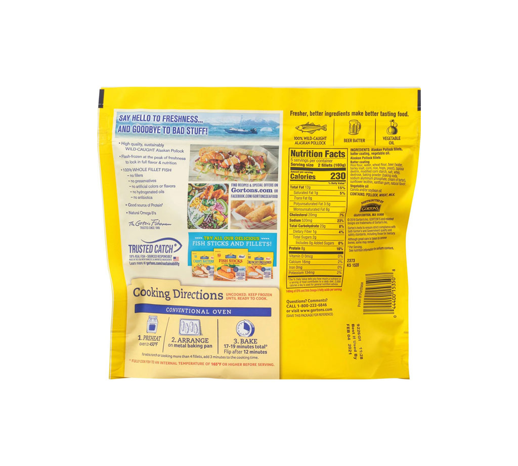 Gorton's Fish Fillets - Image 2