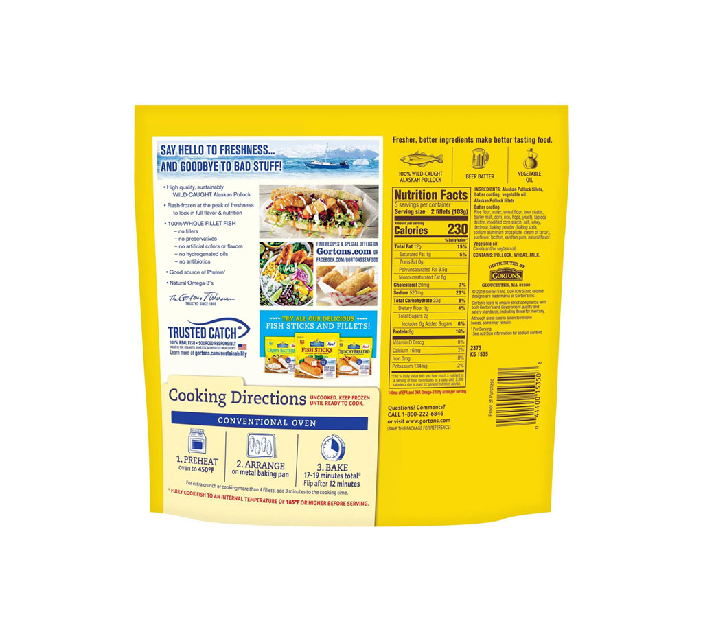 Gorton's Fish Fillets - Image 3